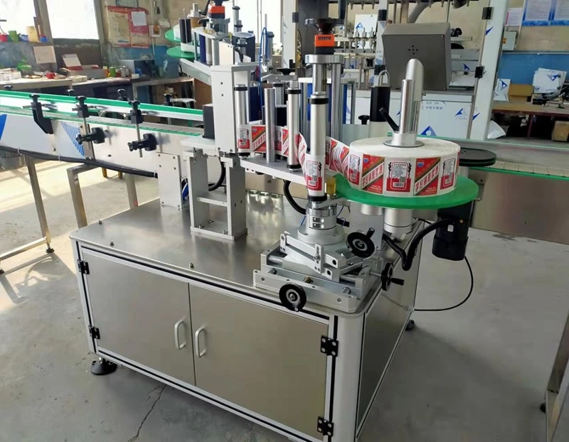 three sides bottle labeling machine 4 three sides bottle labeling machine 4
