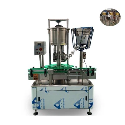 4 pään pullonkorkkikone